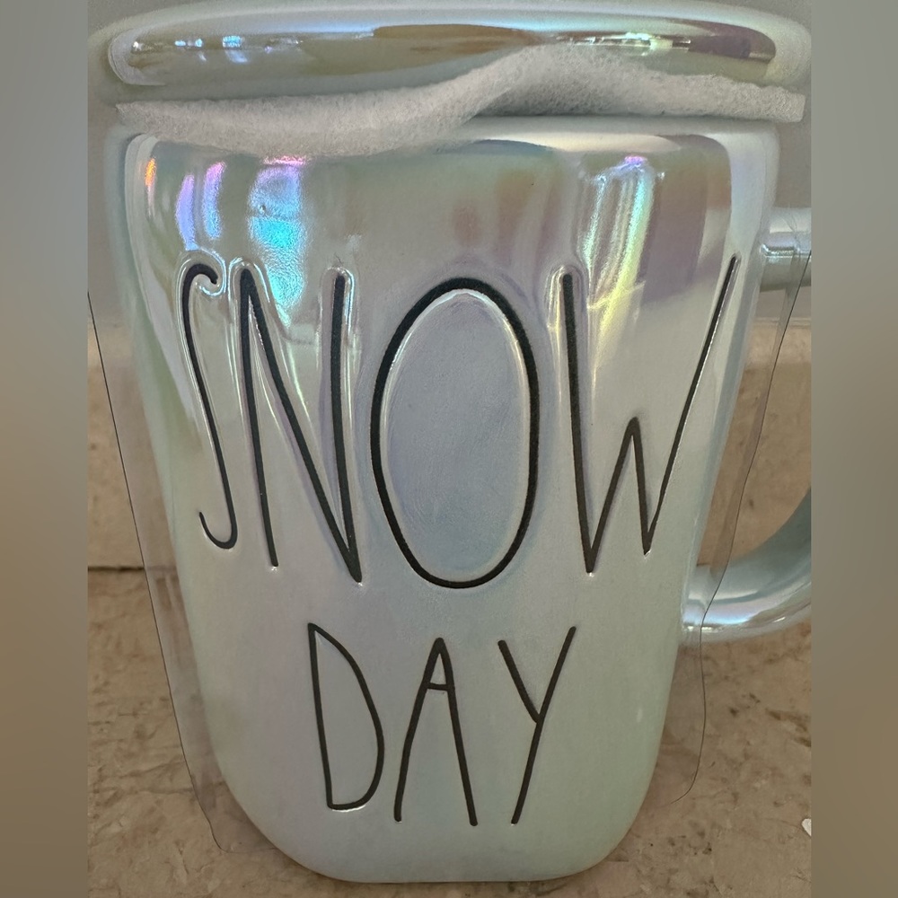 NEW Rae Dunn Artisan Collection by Magenta “SNOW DAY” ceramic coffee tea Mug - Picture 5 of 13
